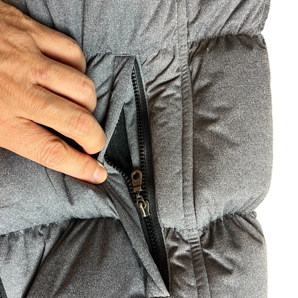 Athleta Limber convertible Goose Down Jacket gray size XS - Picture 6 of 15